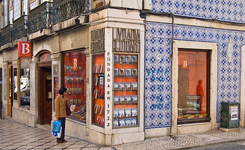 Bertrand bookshop in Lisbon