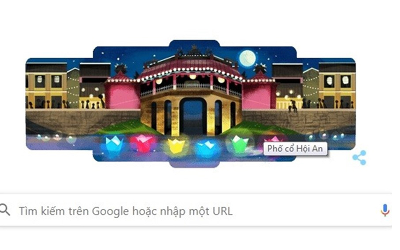 Phố cổ Hội An lần đầu tiên xuất hiện trên Google Doodle