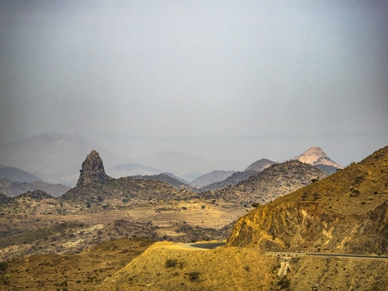 Phong cảnh như trên hành tinh khác tại miền tây Eritrea