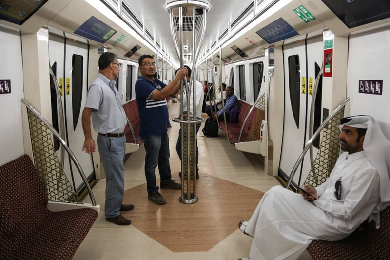Hệ thống tàu điện ngầm đầu tiên ở Qatar vừa đi vào hoạt động