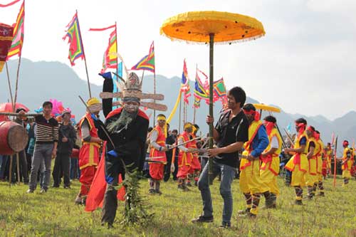 Lạ lẫm hội Ná Nhèm của người Tày ở Lạng Sơn