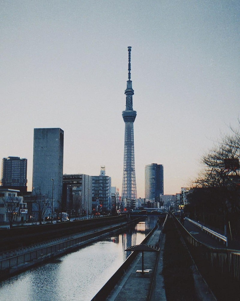 Tháp truyền hình Tokyo Skytree được xem là biểu tượng của thủ đô