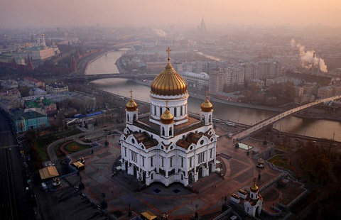 Nhà thờ Christ the Savior ở Moscow, Nga