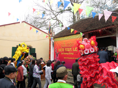 Lạng Sơn tổ chức lễ hội đền Vua L&ecirc; 