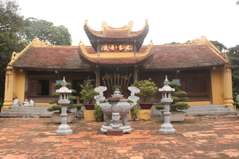 Đền Trần Thương có kiến trúc chồng diêm độc đáo