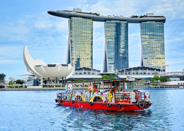 Du lịch Singapore - River Taxi là phương tiện di chuyển đặc biệt ở Singapore