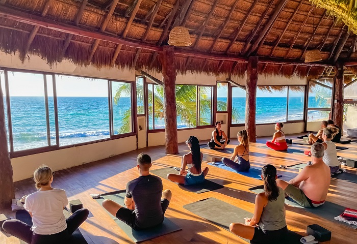 Trải nghiệm tập yoga trong chuyến du lịch Tulum, Mexico sẽ là trải nghiệm tuyệt vời