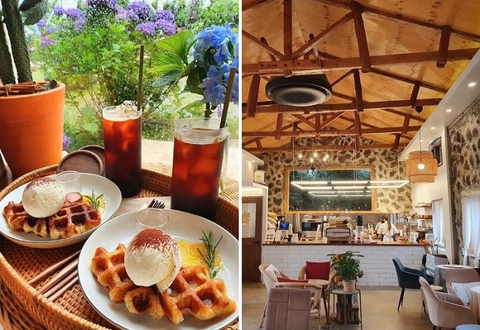 quán cà phê đẹp ở đảo Jeju First Trip With You