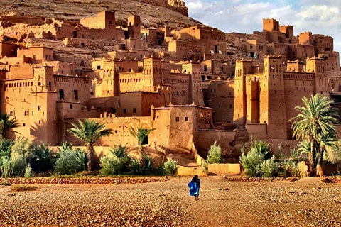 Thành phố Aït Benhaddou làm từ đất sét