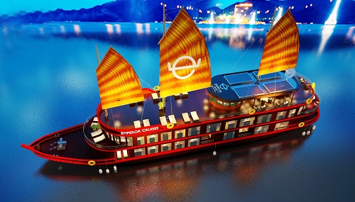 Hình ảnh đầu tiên của du thuyền 5 sao cao cấp Emperor Cruises