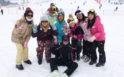 Trải nghiệm trượt tuyết mùa đông tại Hàn Quốc