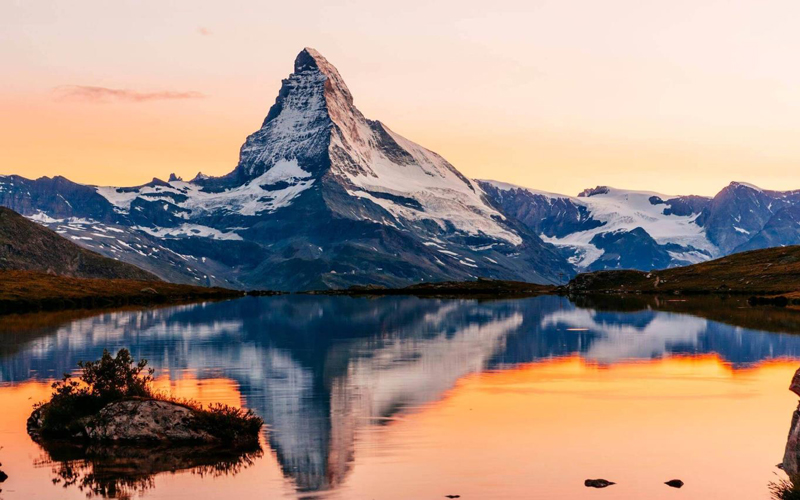 Ngọn núi Matterhorn cao nhất trong dãy Alps