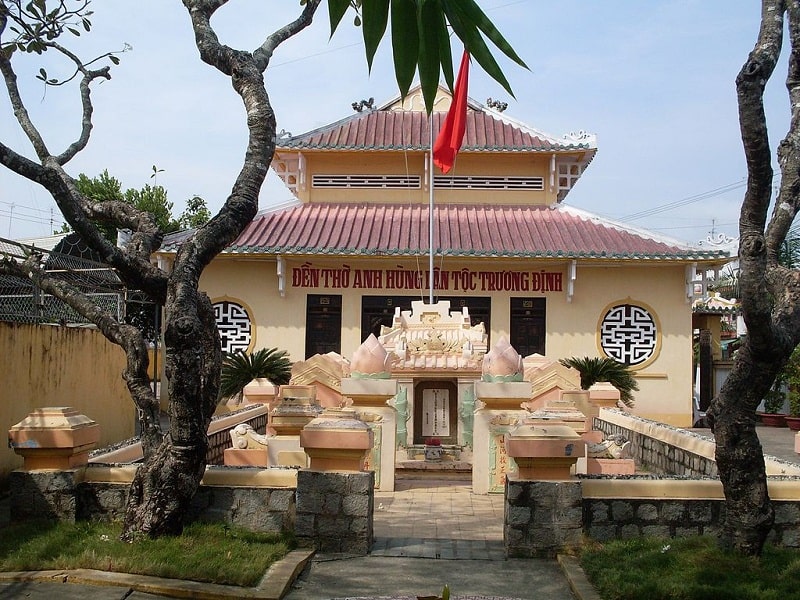 Đền thờ Trương Công Định điểm dừng chân của du khách mỗi khi ghé xứ sở Gò Công