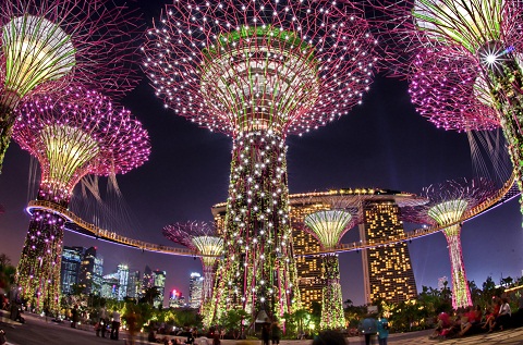 Garden By The Bay đẹp như phim viễn tưởng