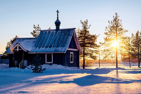 Ngôi làng Vozhgora, Arkhangelsk. 