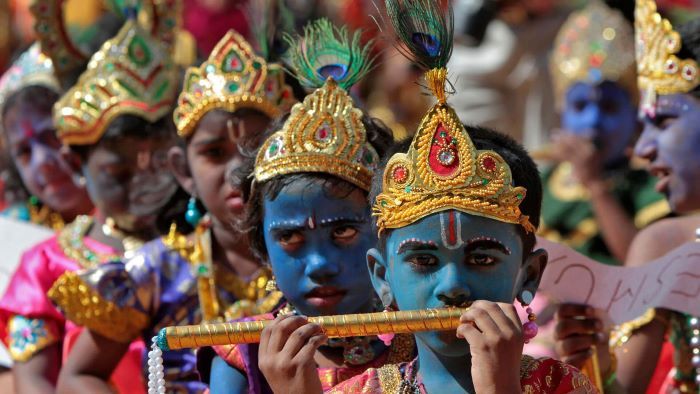 Nhiều điều thú vị diễn ra ở lễ hội mùa thu Krishna Janmashtami 