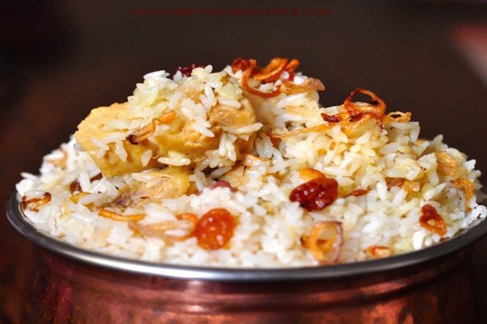 Cách nấu cơm kiểu Malabar Biriyani được sáng tạo bởi người Hồi giáo Malabar