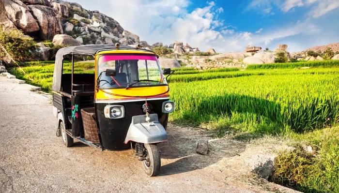 Xe rickshaw - Phương tiện đi lại ở Ấn Độ