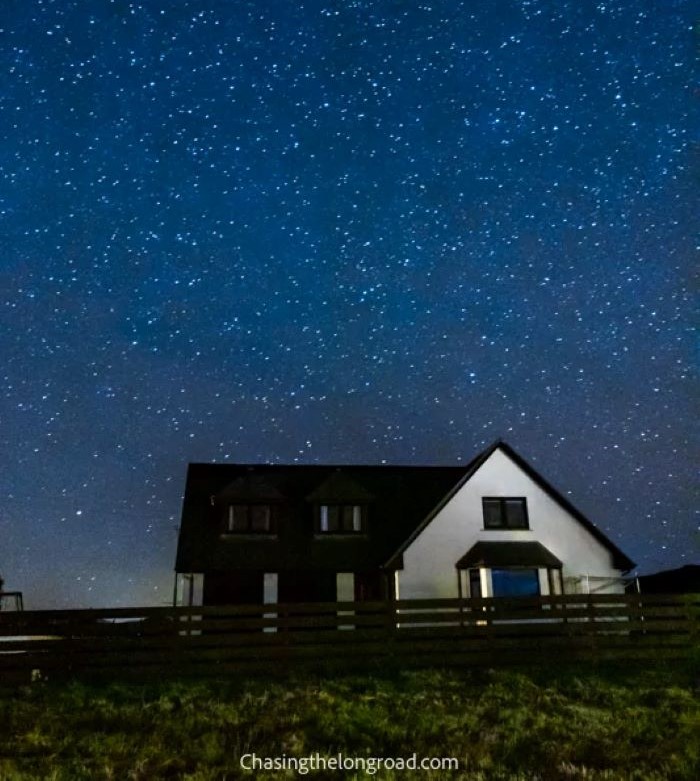 Ngắm sao trên bầu trời ở đảo là trải nghiệm thú vị ở đảo Skye ở Scotland Anh