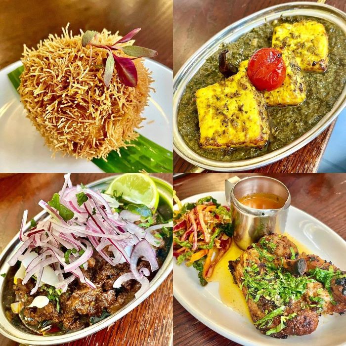 Nhiều món ăn hấp dẫn tại nhà hàng Ấn Độ ở London Gunpowder