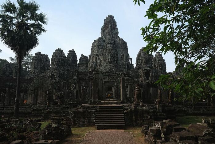Đền Bayon Campuchia thu hút đông đảo du khách