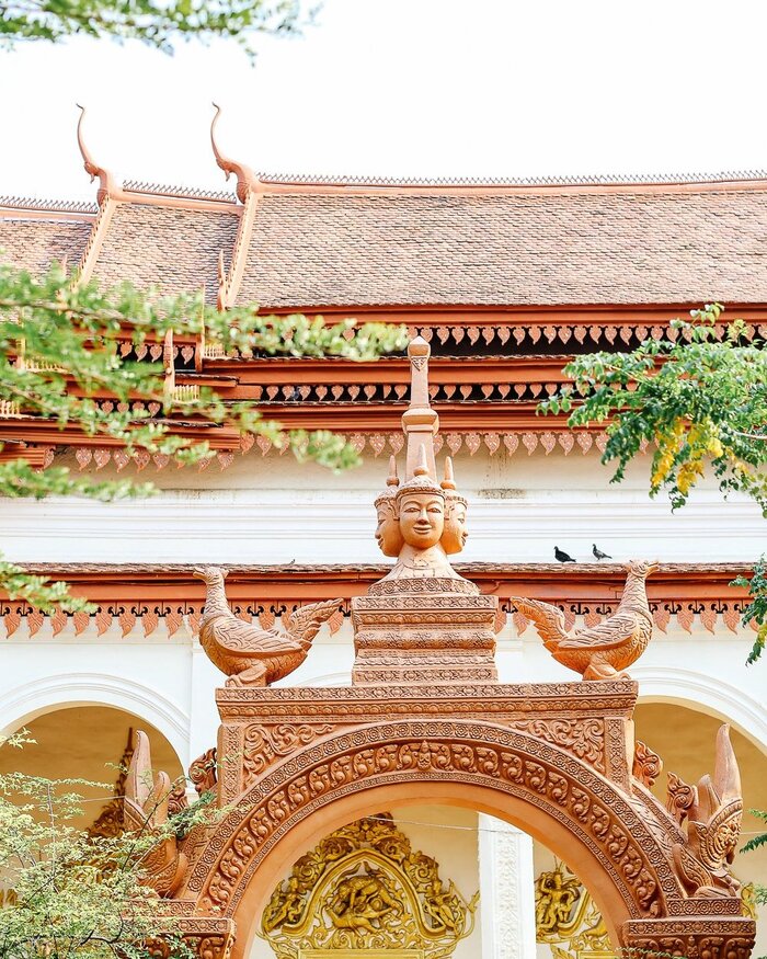 Kiến trúc độc đáo của chùa Wat Bo Siem Reap 