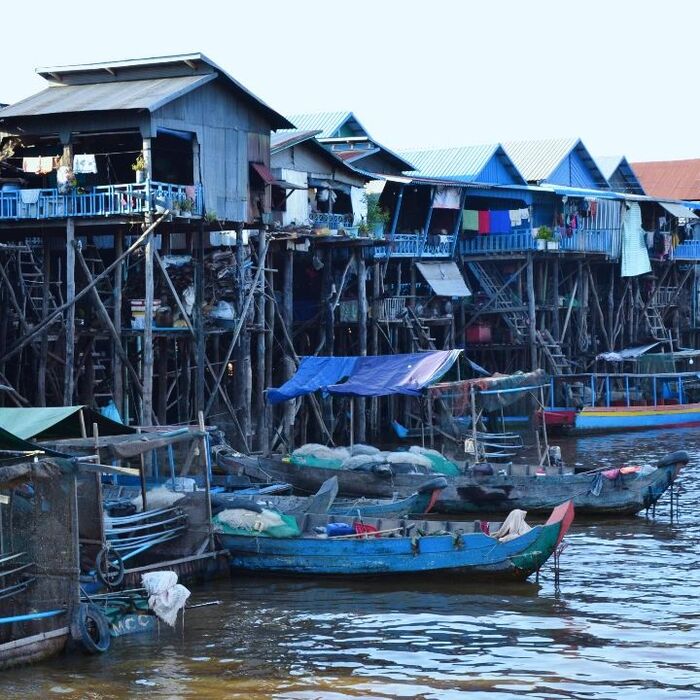Khám phá các ngôi làng nổi khi du lịch bụi Siem Reap 