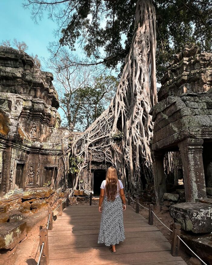 Vẻ đẹp huyền bí và ma mị của đền Ta Prohm