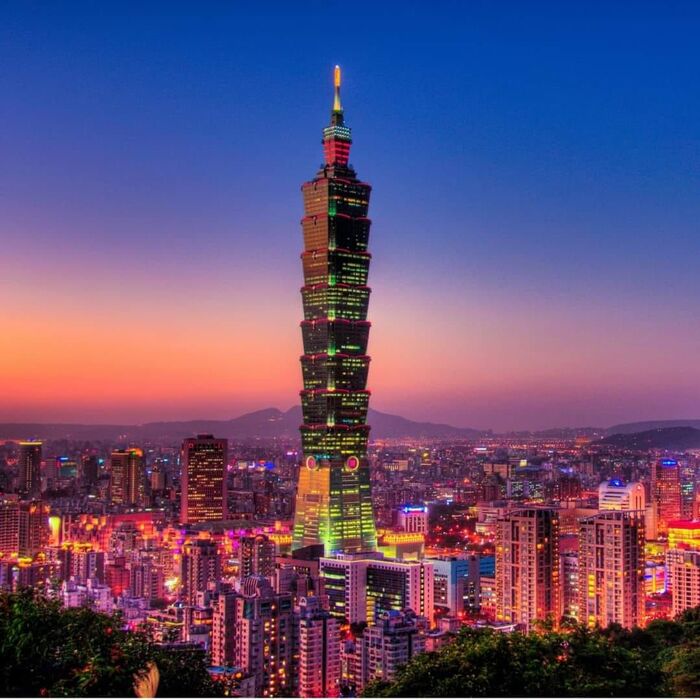 chiêm ngưỡng tháp Taipei