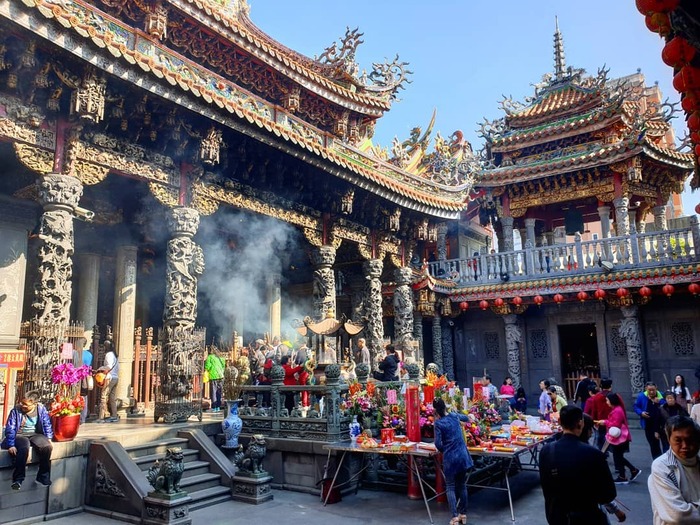 Đền Sanxia Zushi Đài Loan đón một lượng lớn du khách khắp nơi trên thế giới ghé thăm