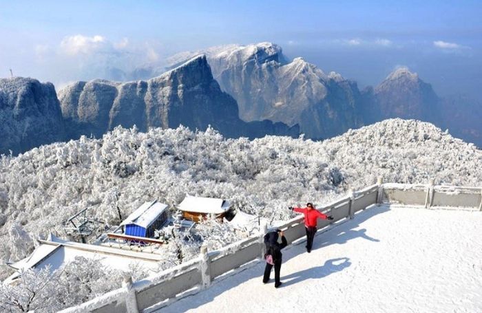 du lịch Đài Loan mùa đông chiêm ngưỡng không gian tuyết 