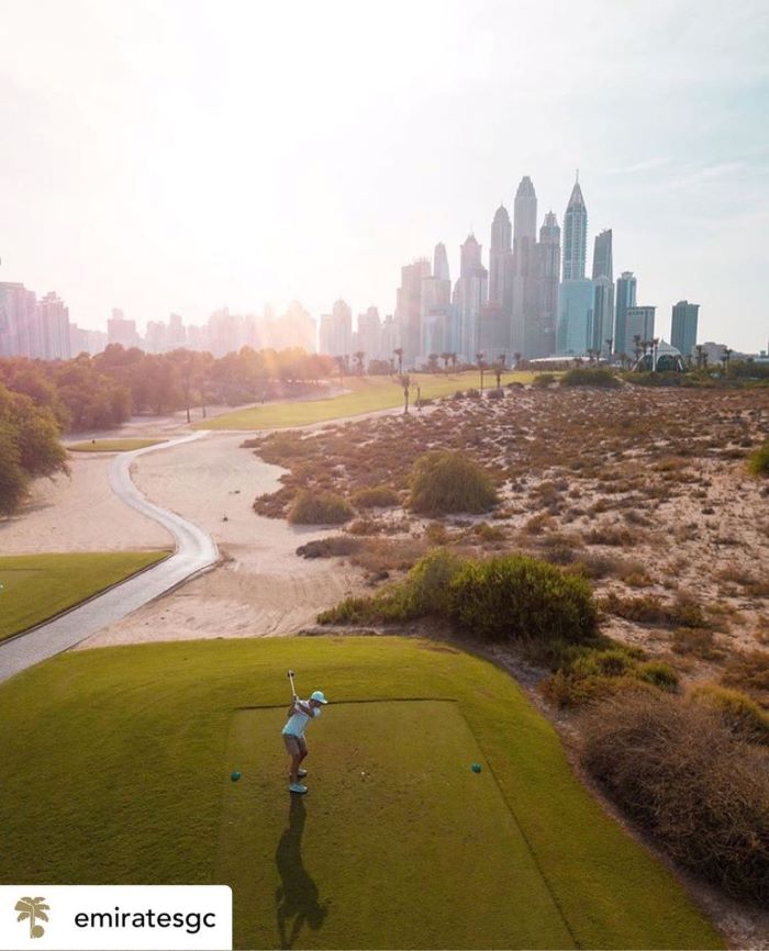 Sân gôn tại Câu lạc bộ Golf Emirates