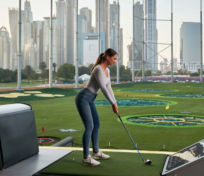 Chơi golf cũng là môn thể thao truyền thống ở Dubai