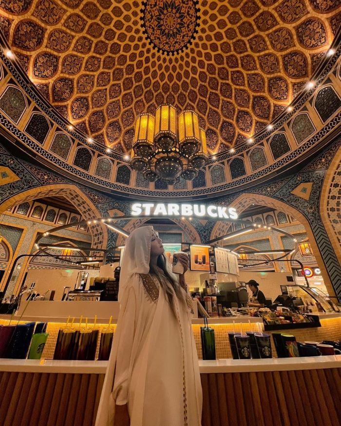 Starbuck ở Dubai mang đậm phong cách riêng biệt
