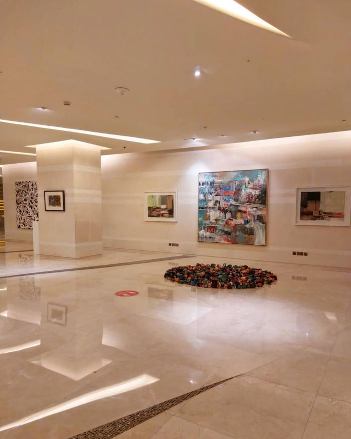 Không gian rộng lớn của Phòng trưng bày nghệ thuật Salwa Zeidan