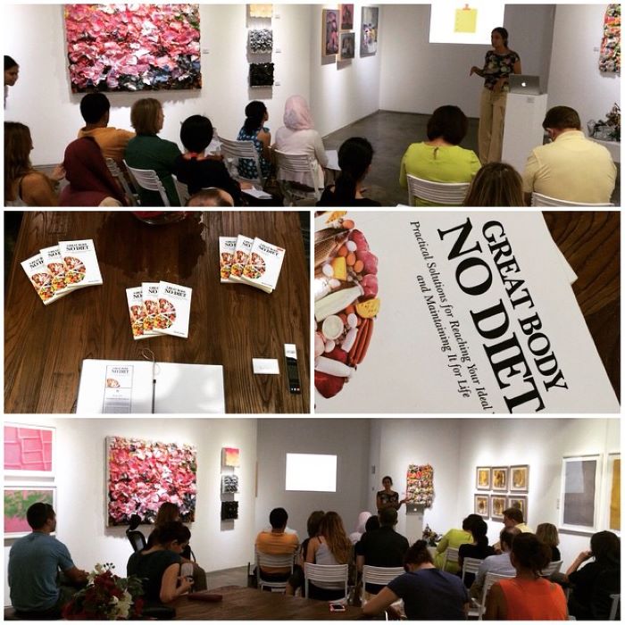 Buổi nói chuyện về cuốn sách "Great Body No Diet" của Racha Zeidan tại Salwa Zeidan