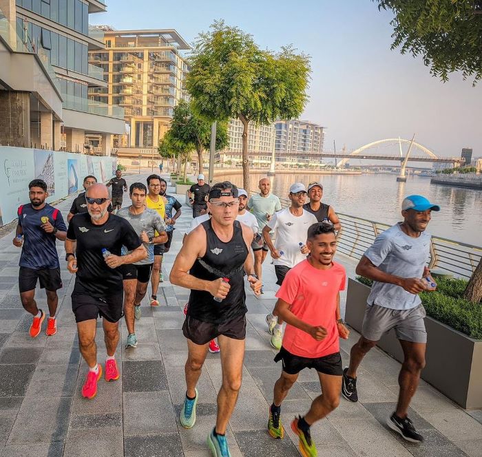 Có nhiều hoạt động thể thao diễn ra xung quanh kênh đào Dubai