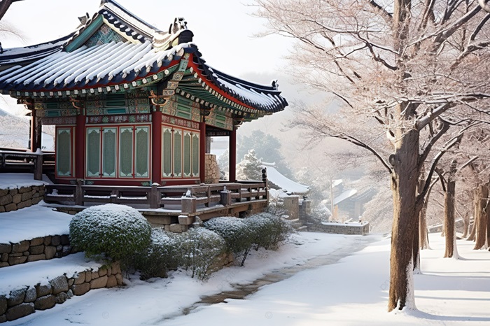 Hàn Quốc mùa tuyết rơi