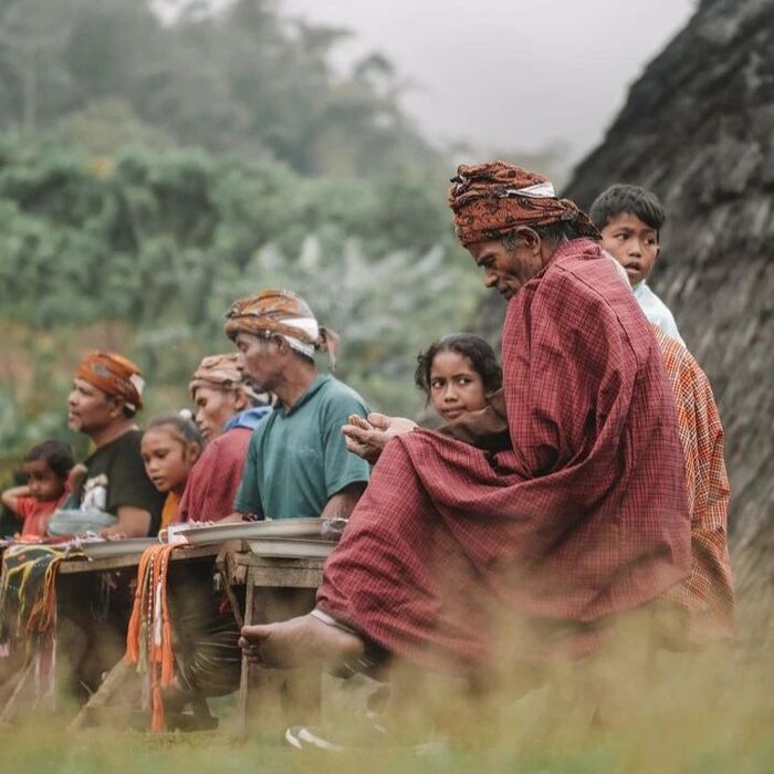 Người địa phương làng Wae Rebo Indonesia