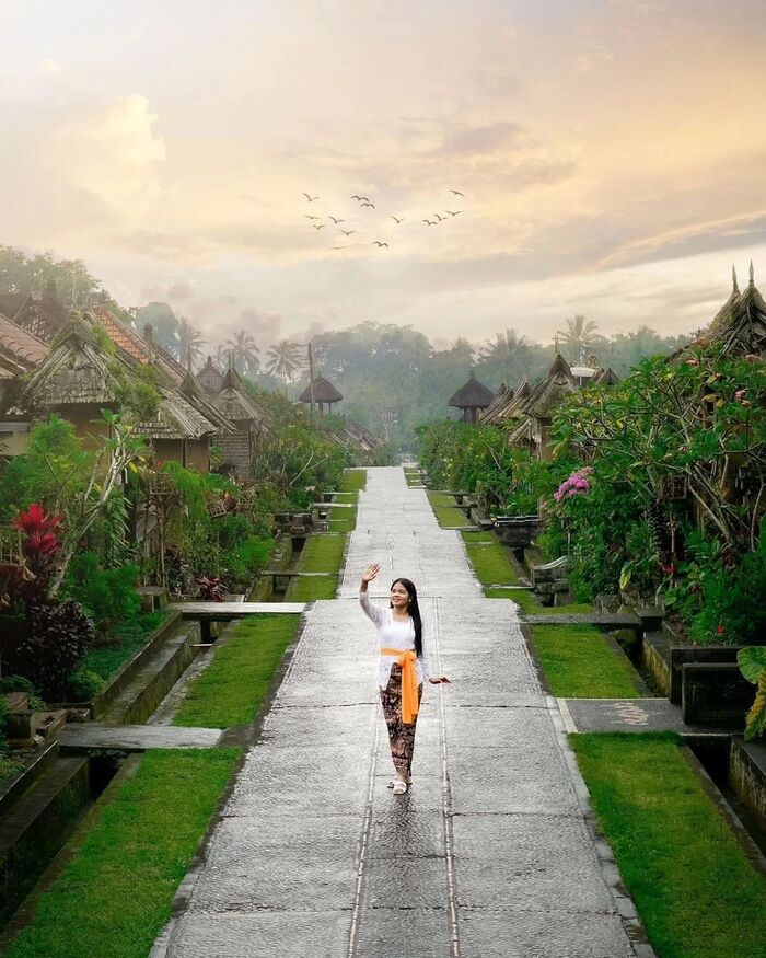 Làng Penglipuran Bali thu hút đông đảo du khách