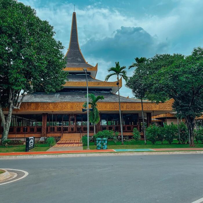 Công viên Taman Mini Indonesia Indah xây dựng những ngôi nhà truyền thống
