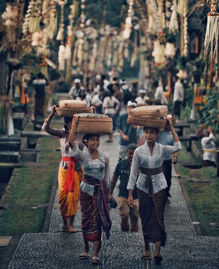 Làng Penglipuran Bali sở hữu vẻ đep yên bình