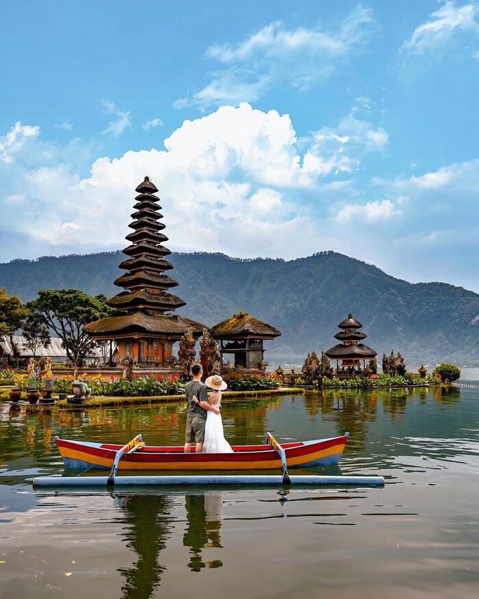 du lịch đảo Bali Indonesia khám phá quần thể đền Pura Bratan