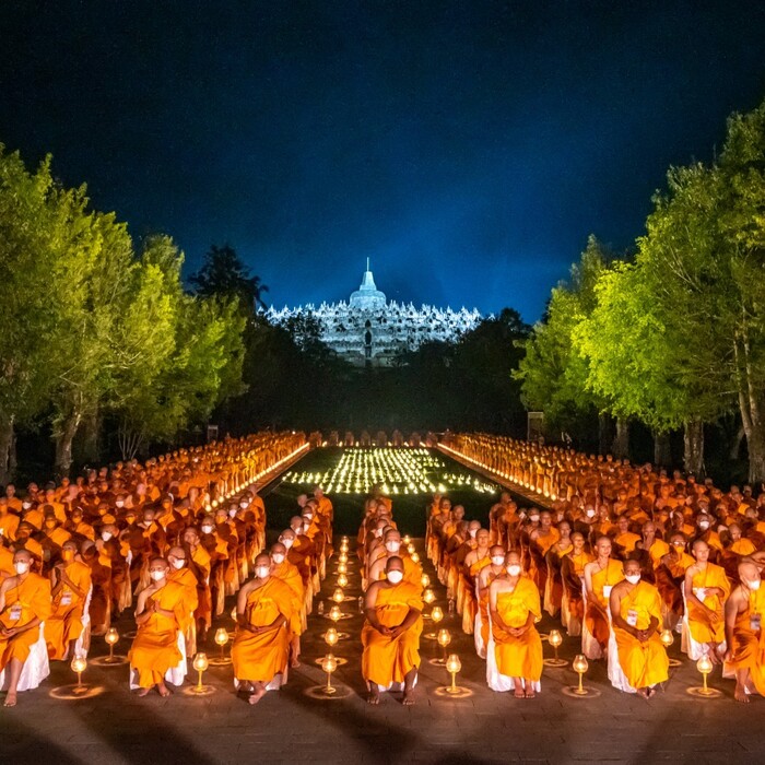 Nên đến đền Borobudur vào thời điểm nào là đẹp nhất.