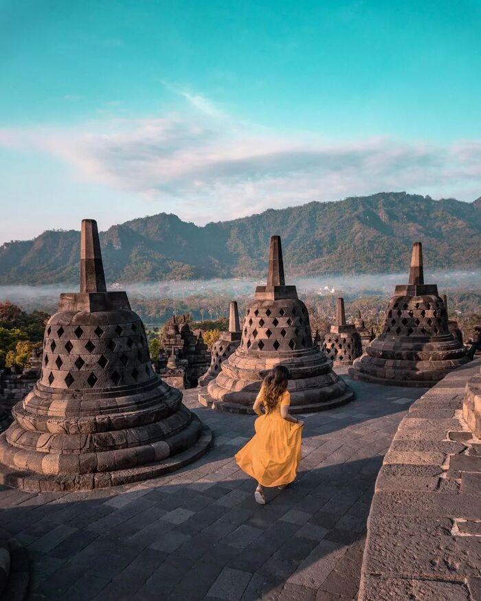 Du lịch Indonesia - ghé thăm đền Borobudur