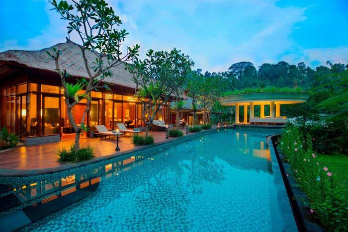 điểm đến lãng mạn tại Bali Indonesia Mandapa resort đẹp mắt