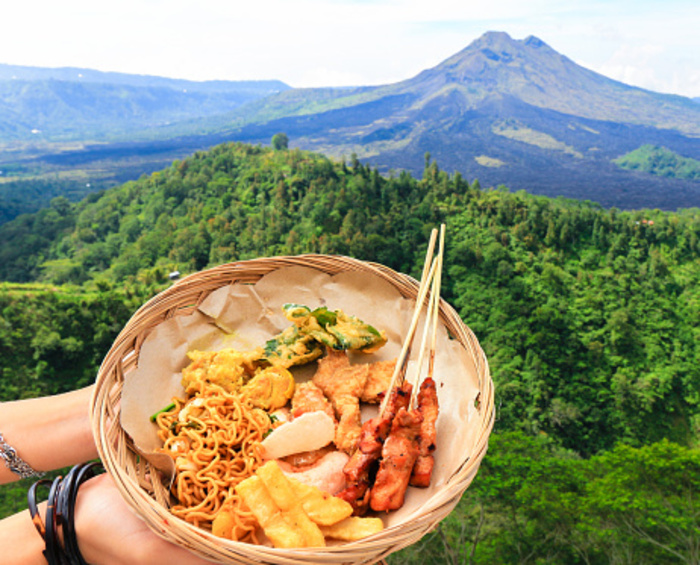 Thưởng thức ẩm thực làng Kintamani Indonesiac