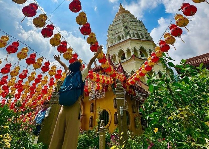 Khám phá, đến tham quan ở chùa Kek Lok Si ở Malaysia