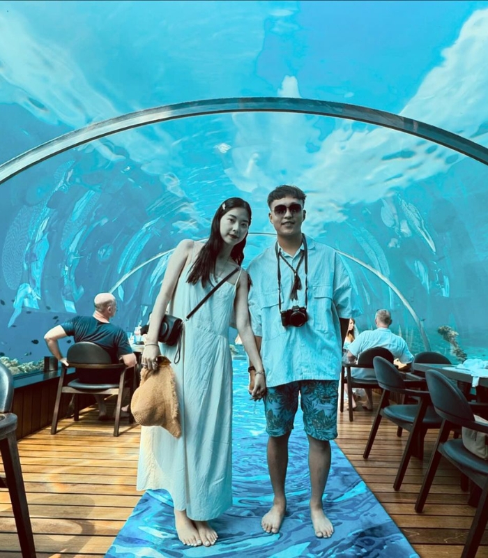 5.8 Undersea Restaurant gây ấn tượng với thiết kế sang trọng, hiện đại và không gian ấm cúng