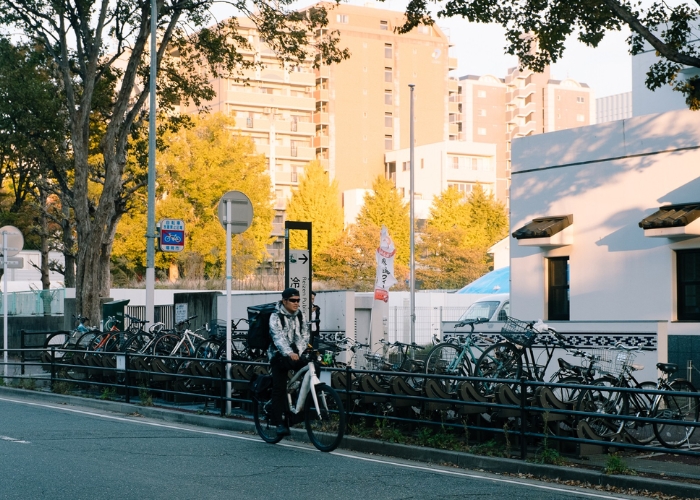 Du lịch Nhật Bản - Ở Nhật Bản người ta lựa chọn xe đạp là phương tiện di chuyển phổ biến.